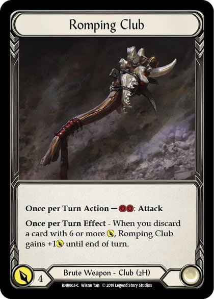 Romping Club, Hero Deck: Rhinar RNR003