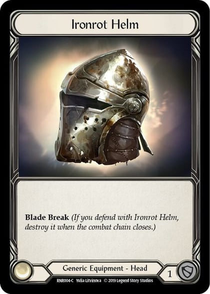 Ironrot Helm, Hero Deck: Rhinar RNR004