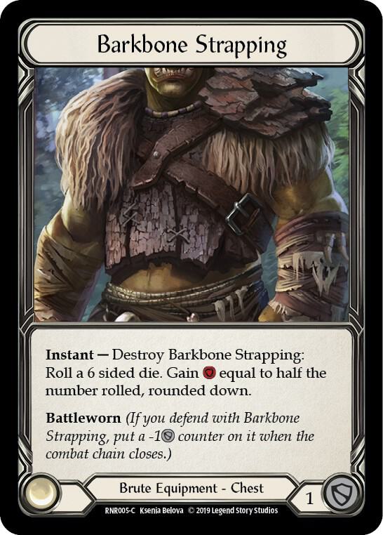 Barkbone Strapping, Hero Deck: Rhinar RNR005