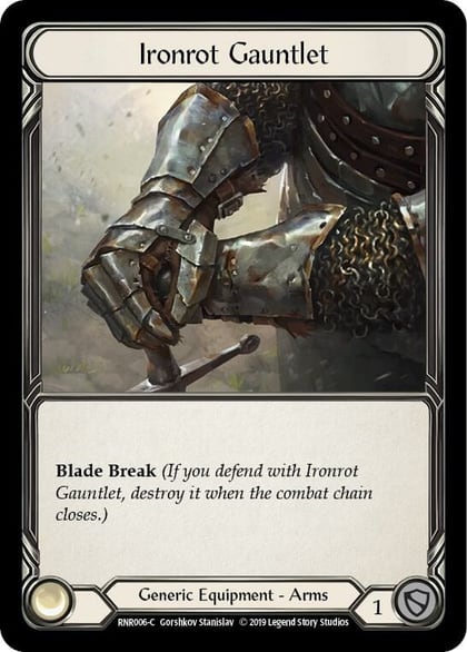 Ironrot Gauntlet, Hero Deck: Rhinar RNR006