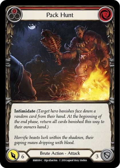 Pack Hunt (Red), Hero Deck: Rhinar RNR009