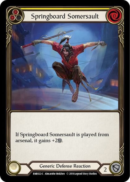 Springboard Somersault, Hero Deck: Rhinar RNR022