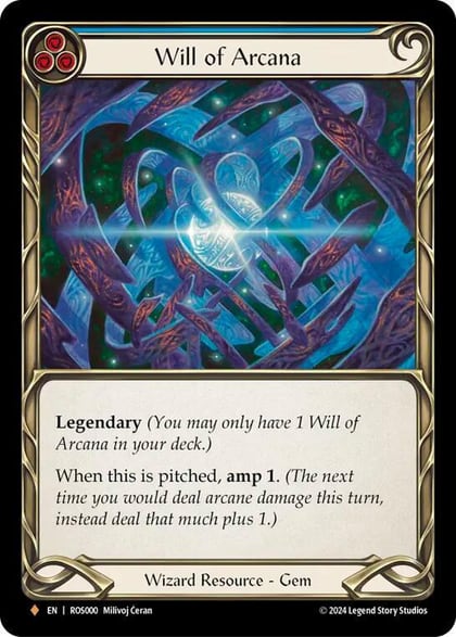Will of Arcana (Rainbow Foil), Rosetta ROS000