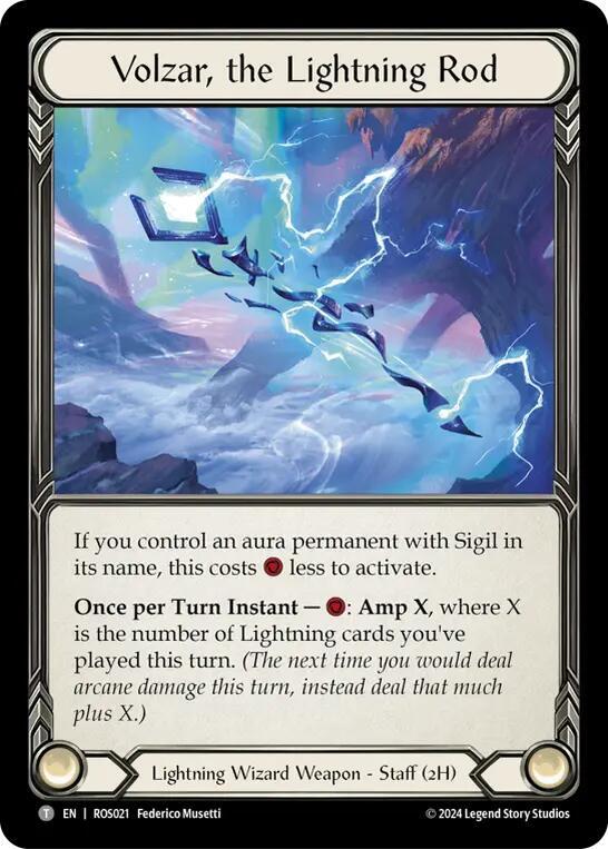 Volzar, the Lightning Rod, Rosetta ROS021