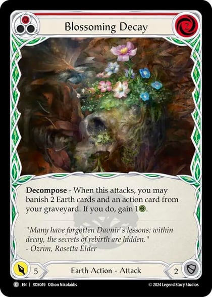Blossoming Decay (Red), Rosetta ROS049