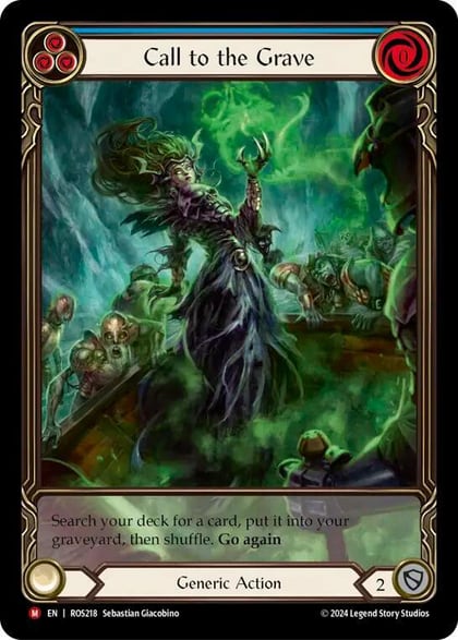 Call to the Grave (Extended Art), Rosetta ROS218