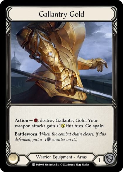 Gallantry Gold, Classic Battles: Rhinar vs Dorinthea DVR005