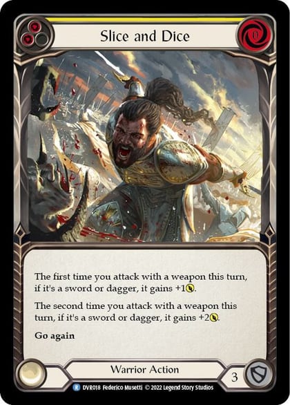 Slice and Dice, Classic Battles: Rhinar vs Dorinthea DVR018