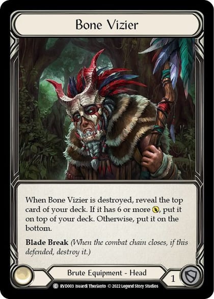 Bone Vizier, Classic Battles: Rhinar vs Dorinthea RVD003