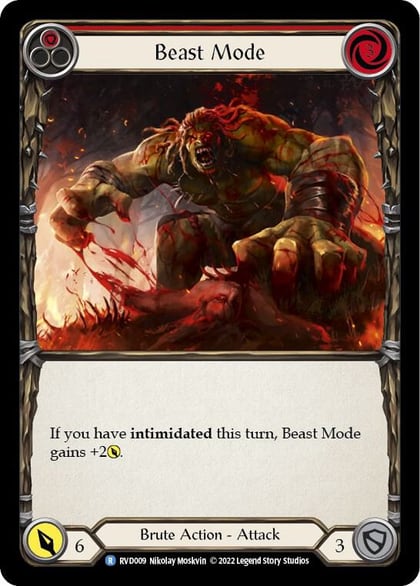 Beast Mode, Classic Battles: Rhinar vs Dorinthea RVD009