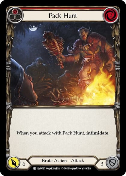 Pack Hunt, Classic Battles: Rhinar vs Dorinthea RVD010