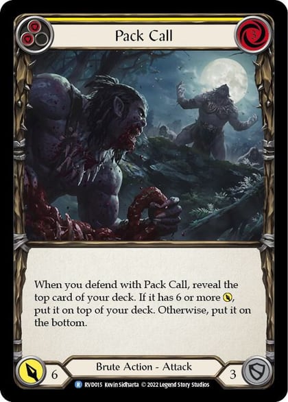 Pack Call, Classic Battles: Rhinar vs Dorinthea RVD015