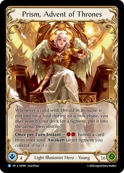 Prism, Advent of Thrones, Silver Age: Usurp the Shadow Throne SAT001