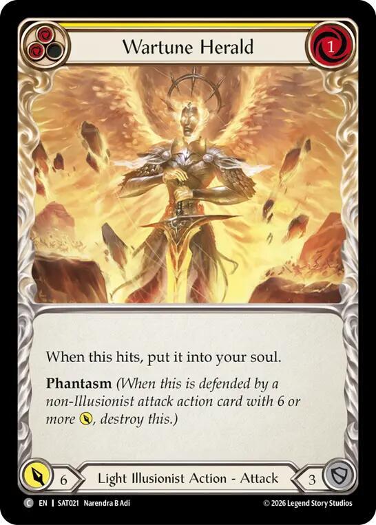 Wartune Herald (Yellow), Silver Age: Usurp the Shadow Throne SAT021