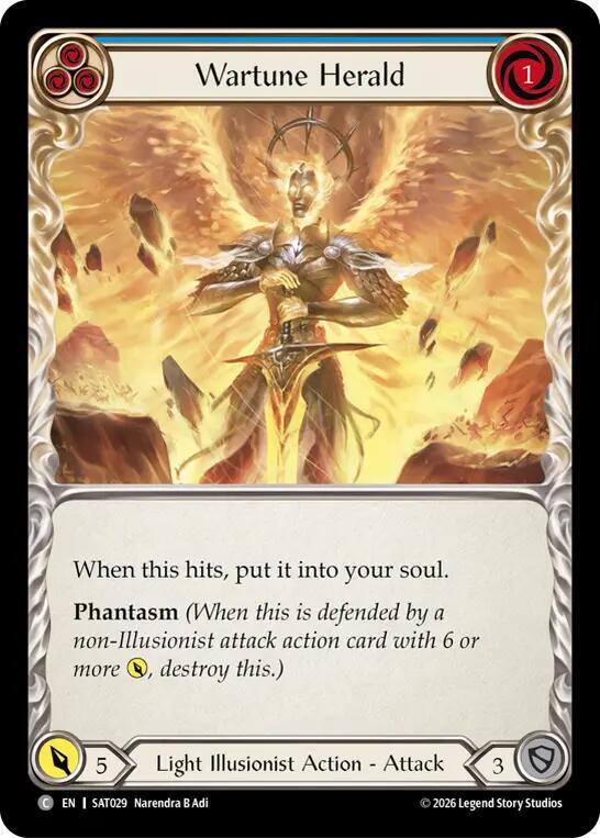 Wartune Herald (Blue), Silver Age: Usurp the Shadow Throne SAT029