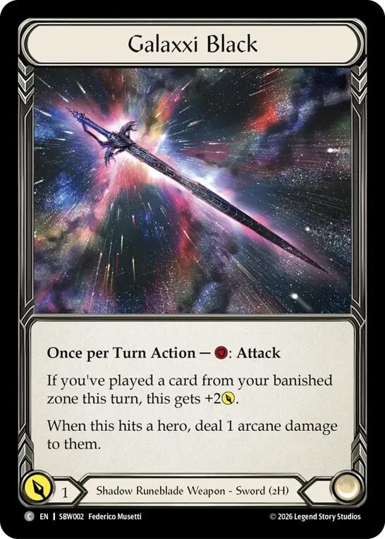 Galaxxi Black, Silver Age: Usurp the Shadow Throne SBW002