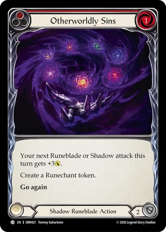 Otherworldly Sins, Silver Age: Usurp the Shadow Throne SBW021