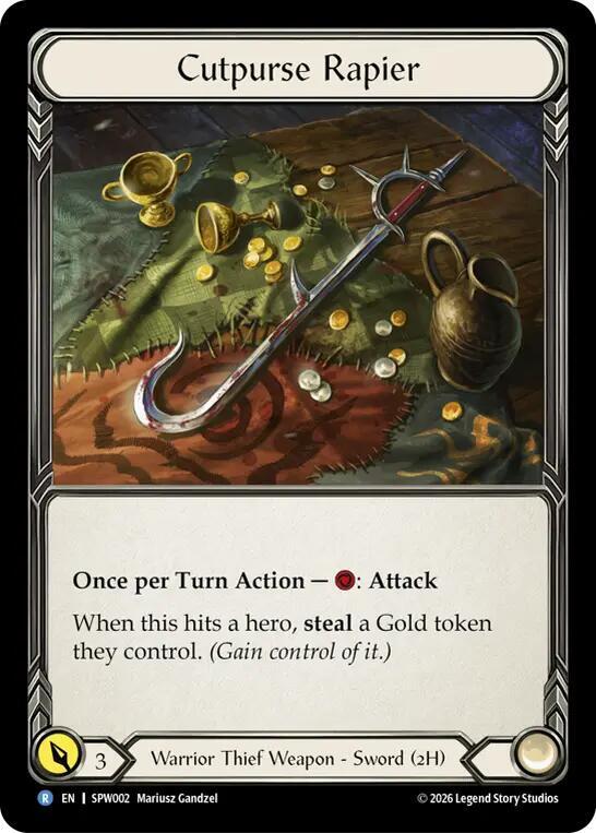 Cutpurse Rapier, Smash Palace: Chorus of Steel SPW002