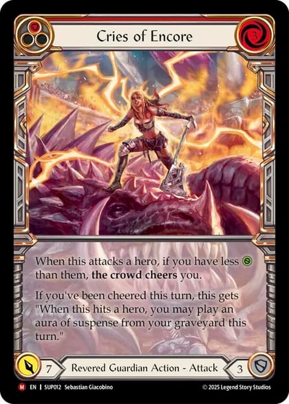 Cries of Encore (Extended Art), Super Slam SUP012