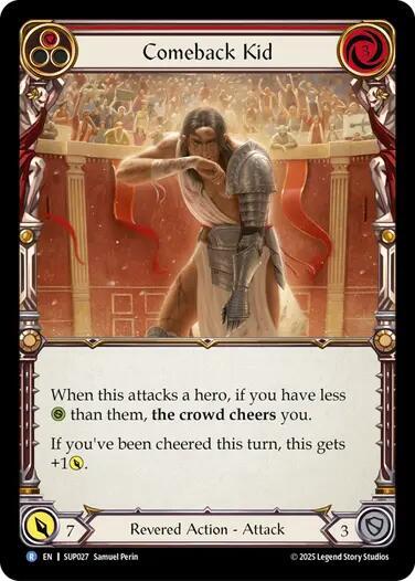 Comeback Kid (Red), Super Slam SUP027