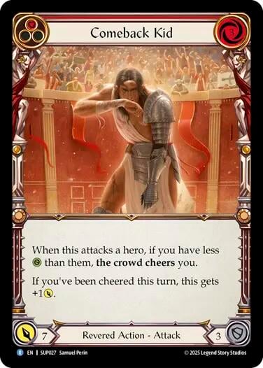 Comeback Kid (Red), Super Slam SUP027
