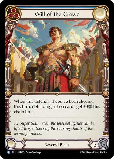 Will of the Crowd, Super Slam SUP035