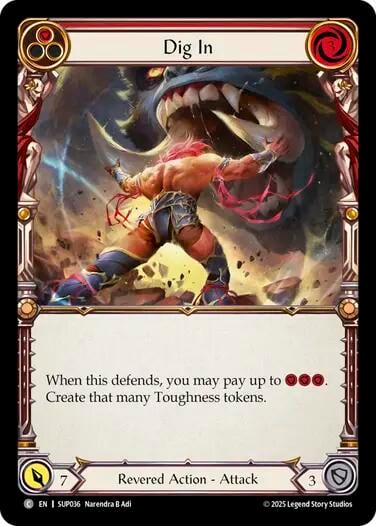 Dig In (Red), Super Slam SUP036