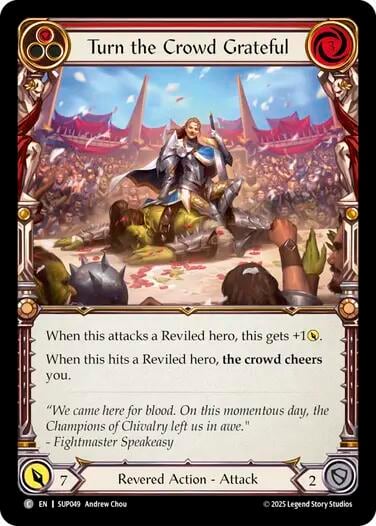 Turn the Crowd Grateful (Red), Super Slam SUP049