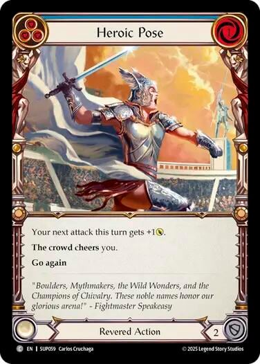 Heroic Pose (Blue), Super Slam SUP059