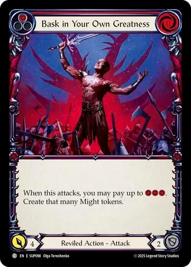 Bask in Your Own Greatness (Red), Super Slam SUP098