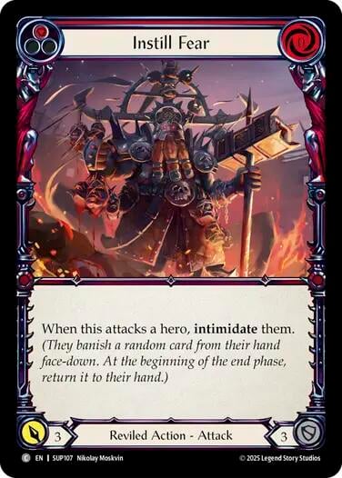 Instill Fear (Red), Super Slam SUP107