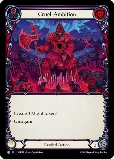 Cruel Ambition, Super Slam SUP118
