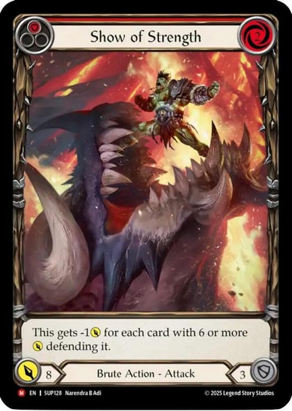 Show of Strength (Extended Art), Super Slam SUP128
