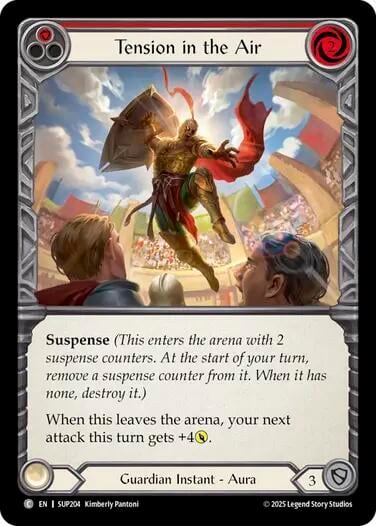 Tension in the Air (Red), Super Slam SUP204
