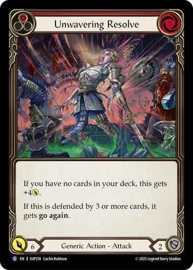 Unwavering Resolve, Super Slam SUP218