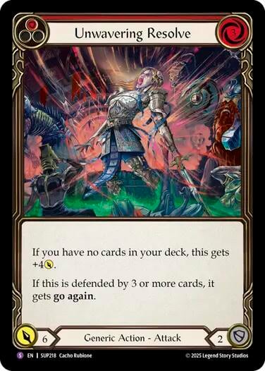 Unwavering Resolve, Super Slam SUP218