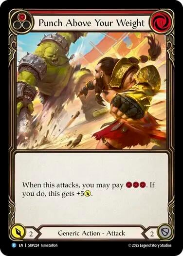 Punch Above Your Weight (Red), Super Slam SUP224