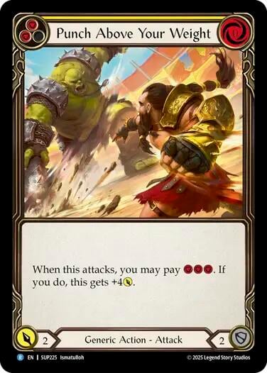 Punch Above Your Weight (Yellow), Super Slam SUP225