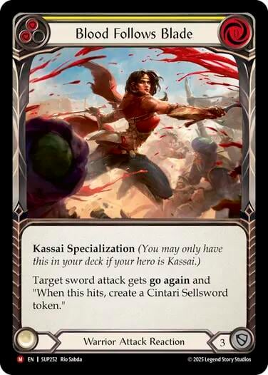 Blood Follows Blade, Super Slam SUP252