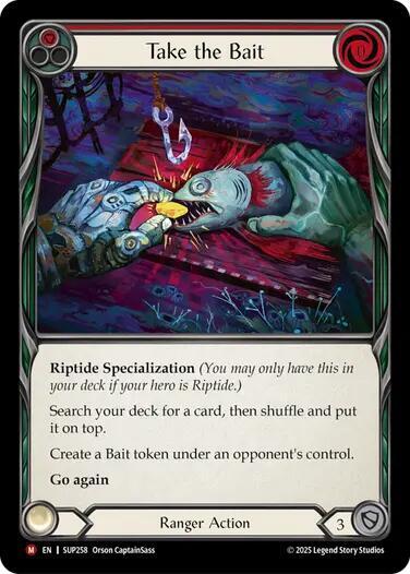 Take the Bait (Red), Super Slam SUP258