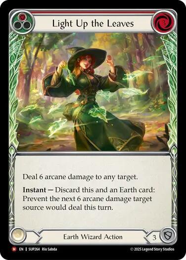 Light Up the Leaves (Red), Super Slam SUP264