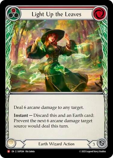 Light Up the Leaves (Red), Super Slam SUP264