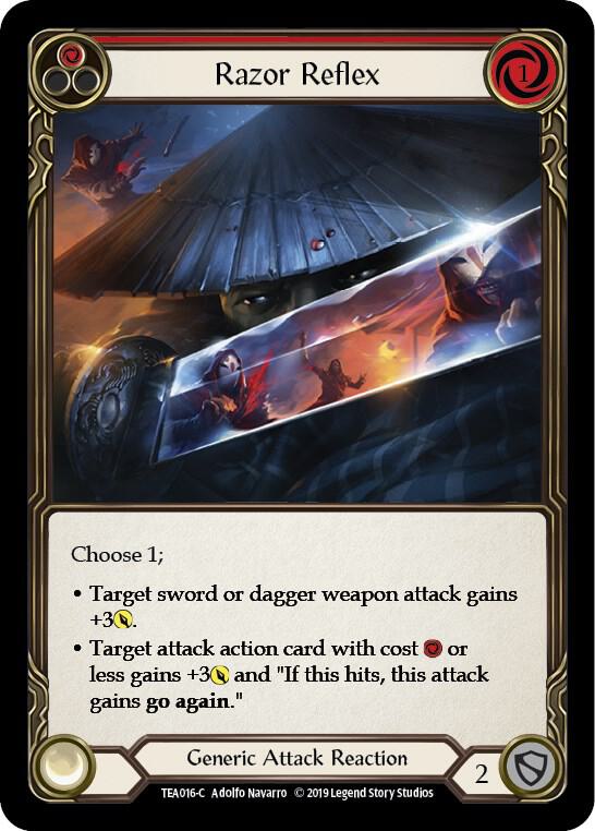 Razor Reflex (Red), Hero Deck: Dorinthea TEA016