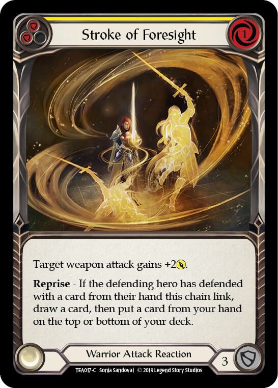 Stroke of Foresight (Yellow), Hero Deck: Dorinthea TEA017