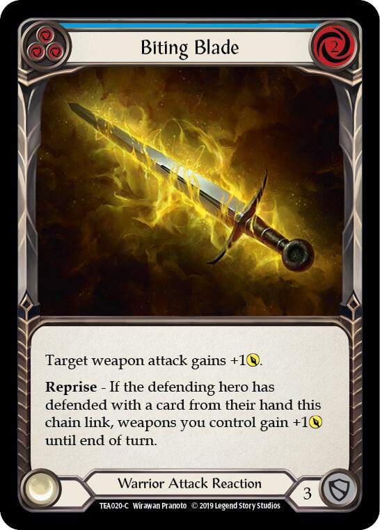 Biting Blade (Blue), Hero Deck: Dorinthea TEA020