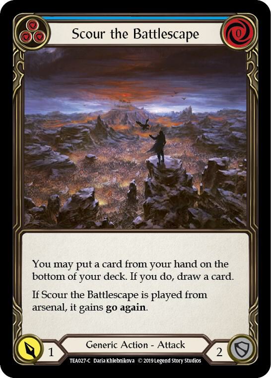 Scour the Battlescape (Blue), Hero Deck: Dorinthea TEA027
