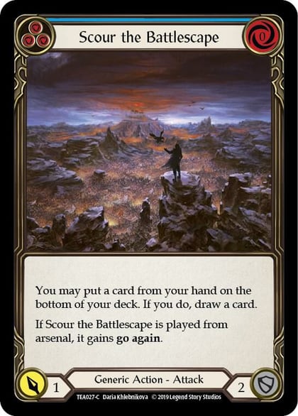 Scour the Battlescape (Blue), Hero Deck: Dorinthea TEA027