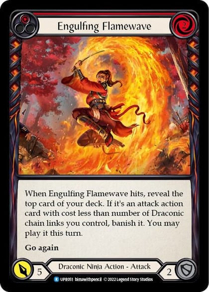 Engulfing Flamewave (Red), Uprising UPR051