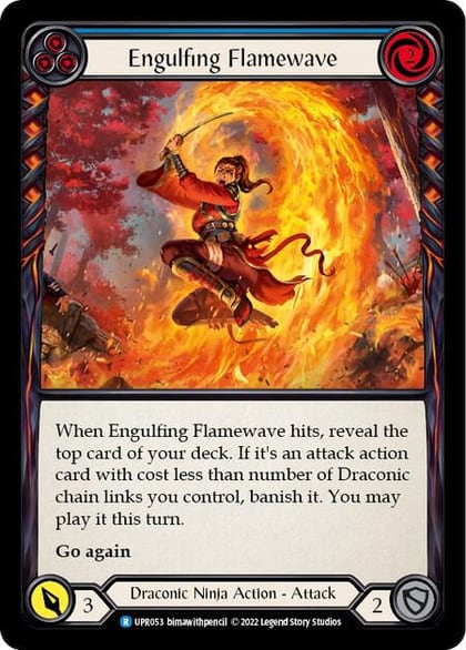 Engulfing Flamewave (Blue), Uprising UPR053