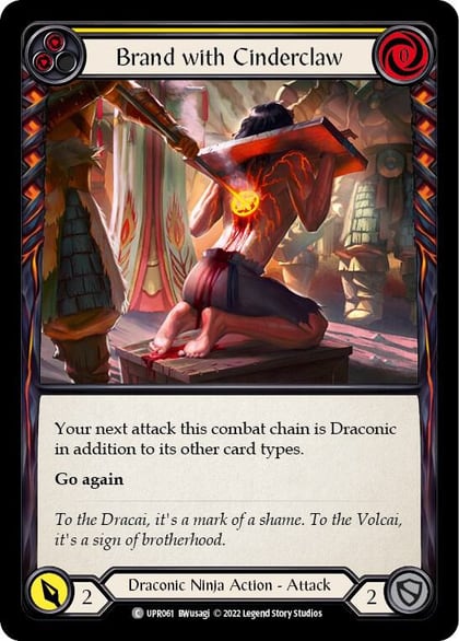 Brand with Cinderclaw (Yellow), Uprising UPR061